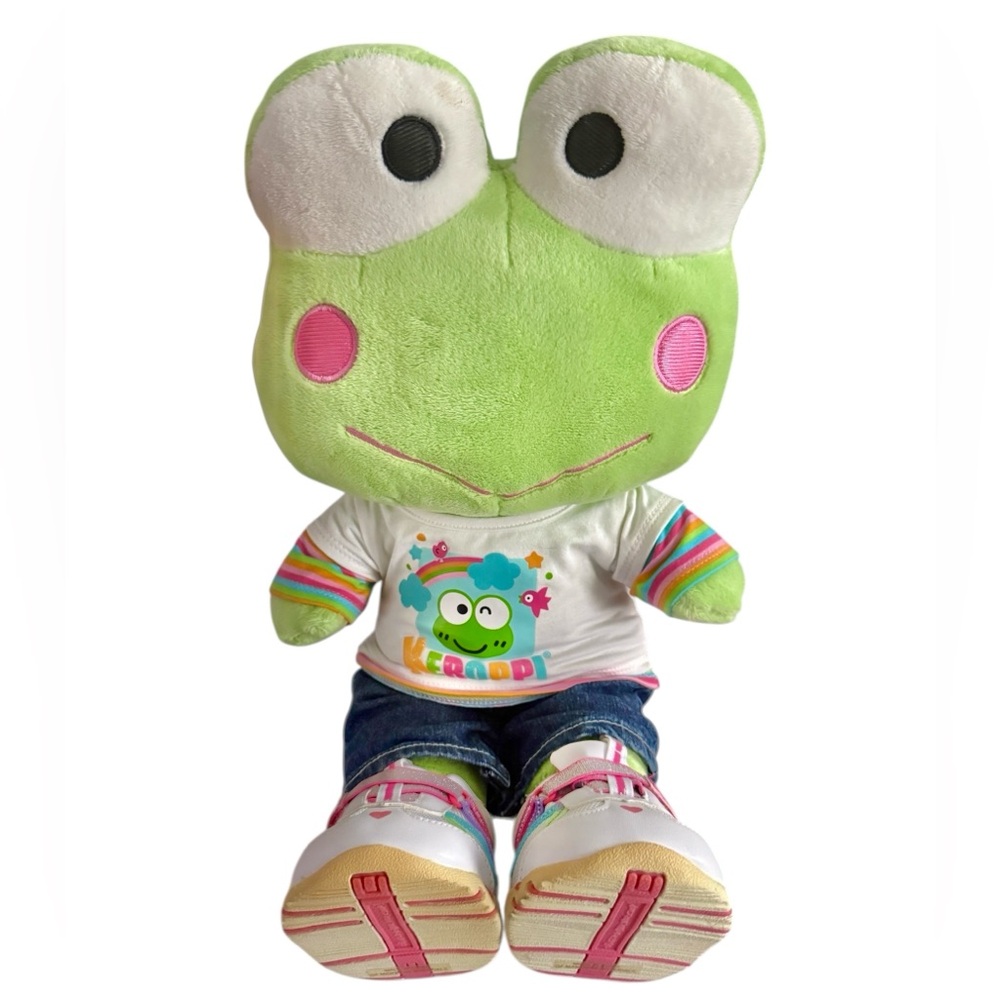 Build A Bear 2010 Sanrio Keroppi Plush & extra outfit